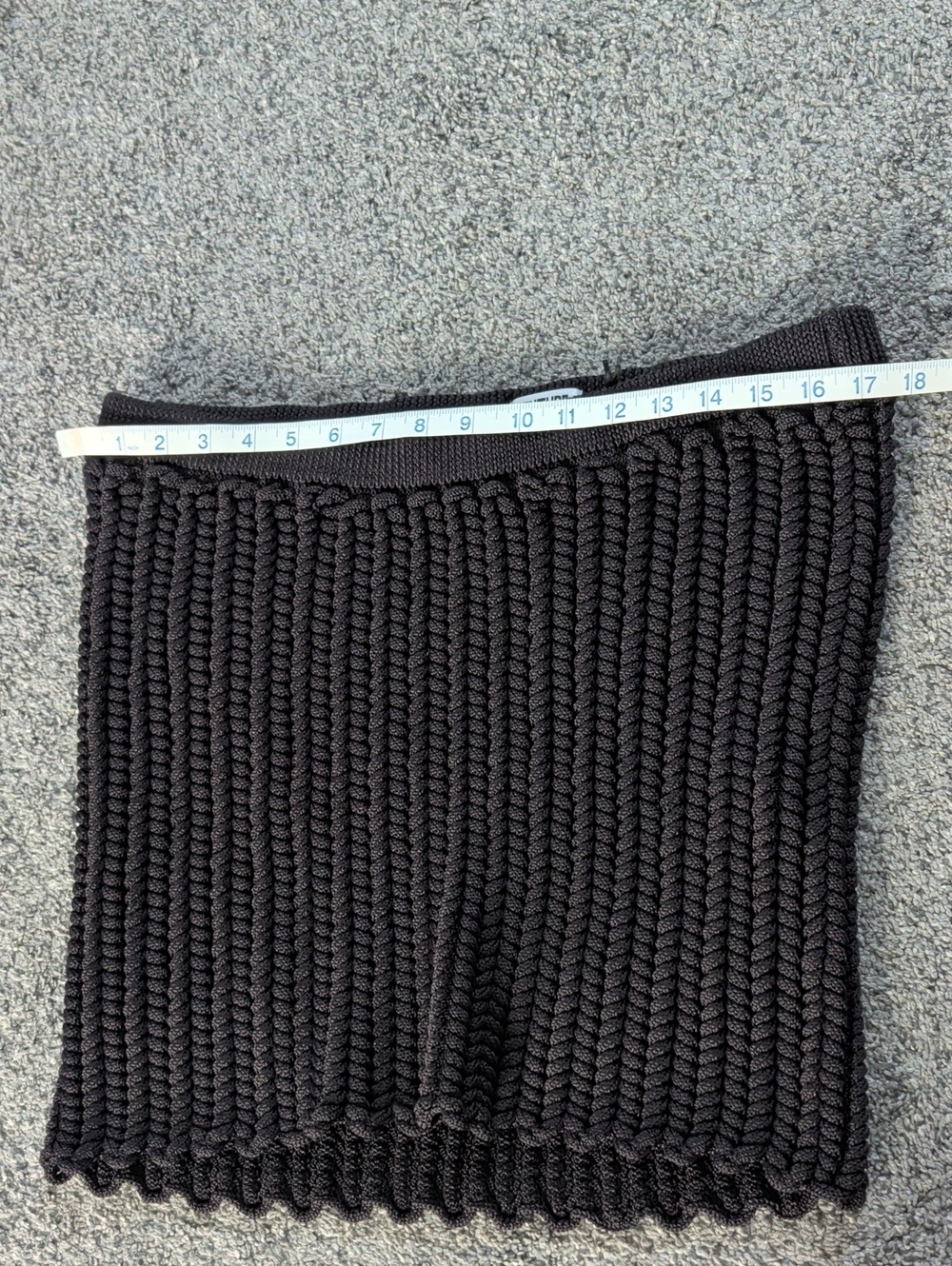 NWT Future Collective Black/Dark Brown Sweater Skirt XXS, L - Picture 8 of 10